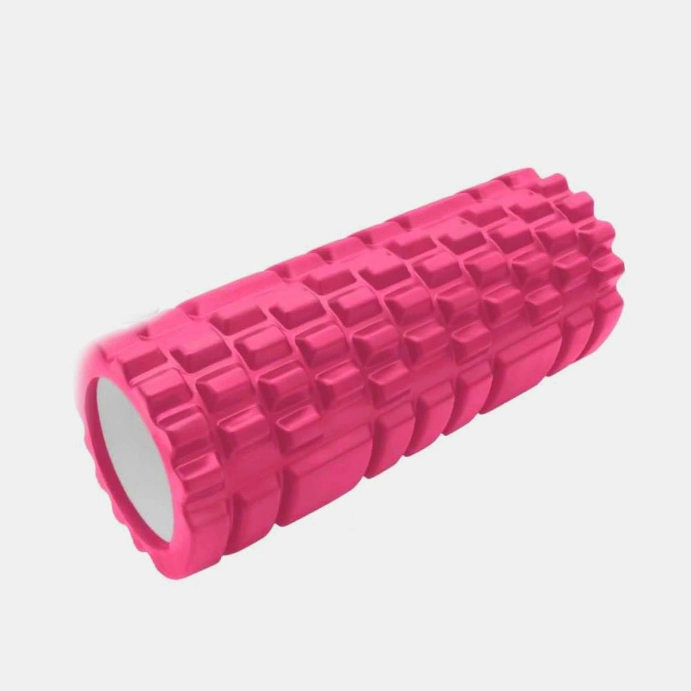 Rouleau yoga dos rose